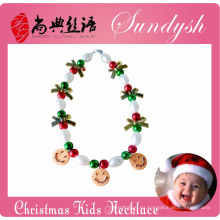 El último collar de Bubble Chunky Jewelry Christmas Kids